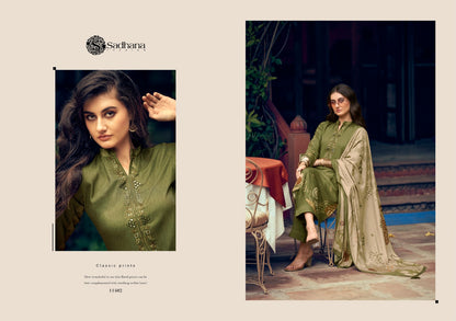 Swara Vol 2 Sadhana Jam Cotton Pant Style Suits Wholesaler Gujarat