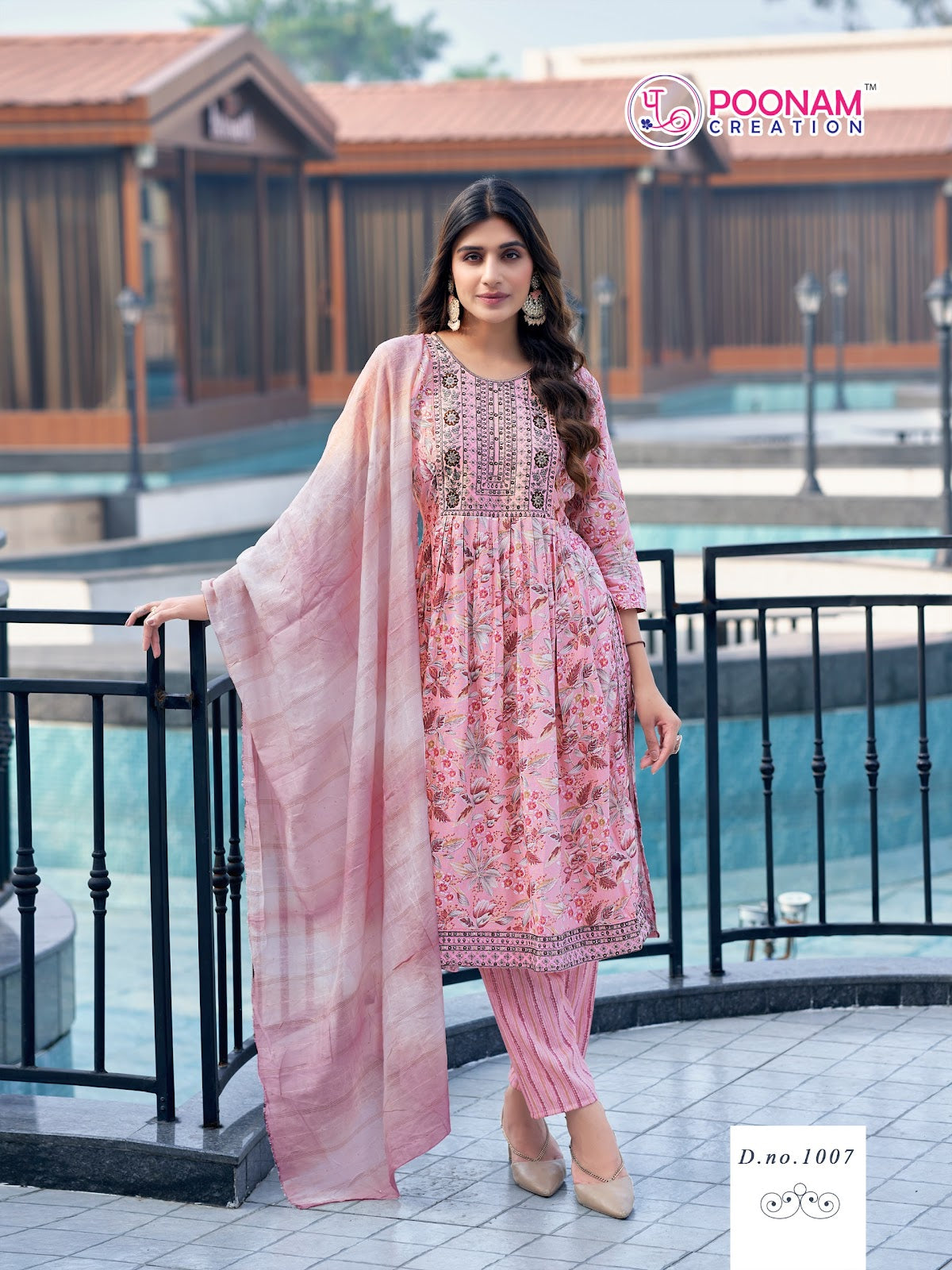 Swaara Vol 7 Poonam Creation Capsule Readymade Pant Style Suits Manufacturer Gujarat