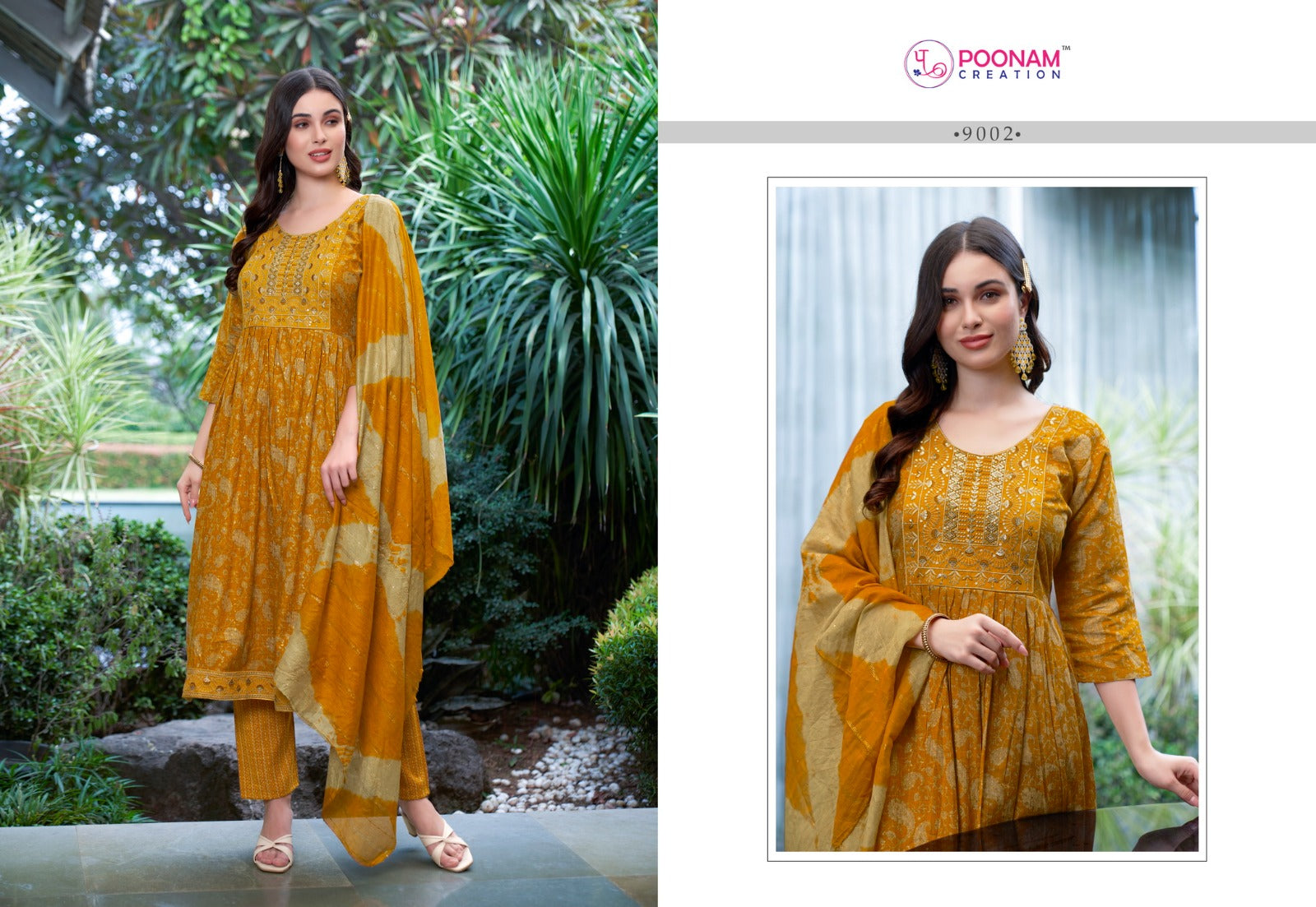 Swaara Vol 9 Poonam Creation Capsule Readymade Pant Style Suits Wholesale Rate