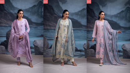 Swaraan Naariti Linen Pant Style Suits Exporter India
