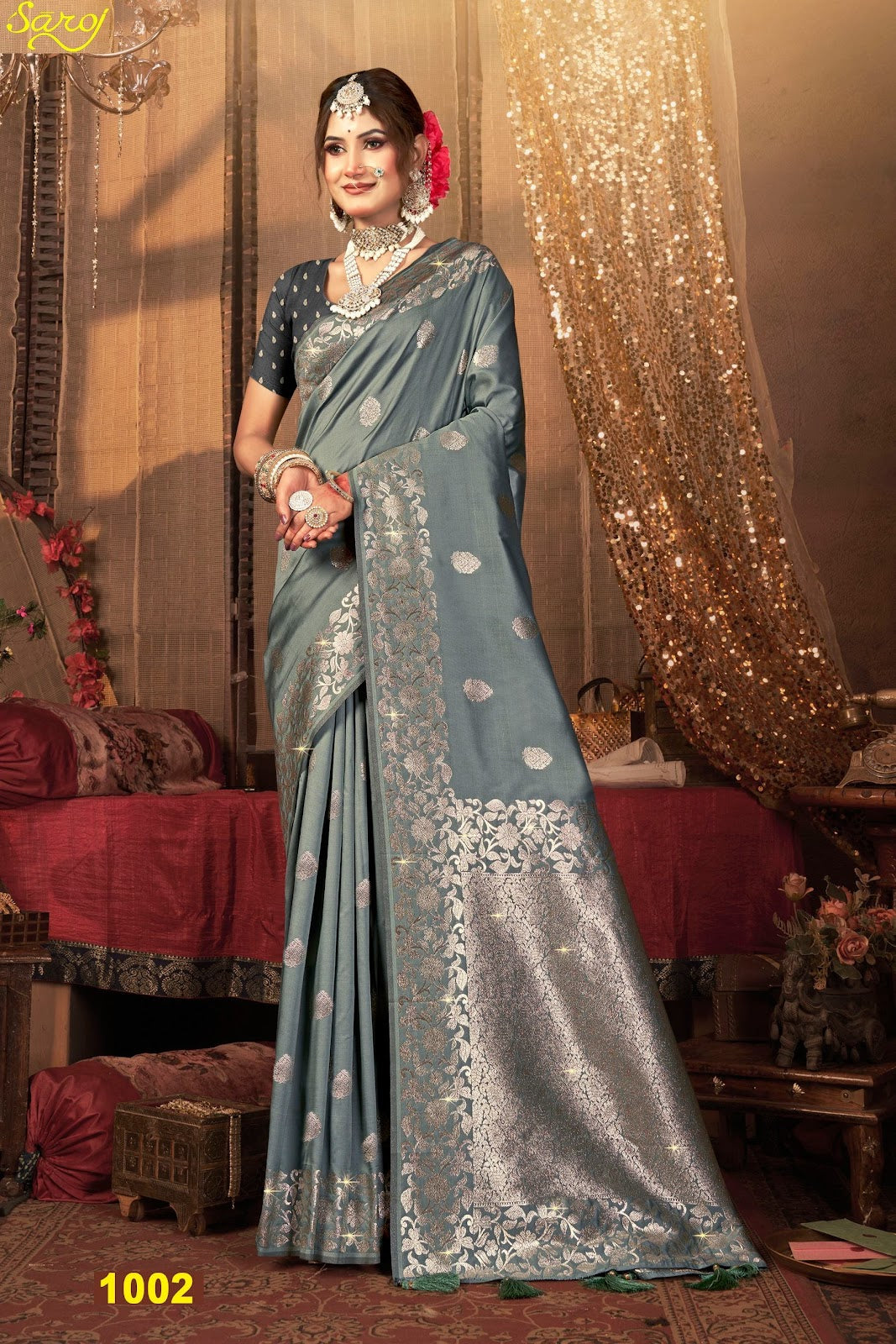 Swaraj Silk Vol 3 Saroj Pure Silk Sarees Wholesale Price