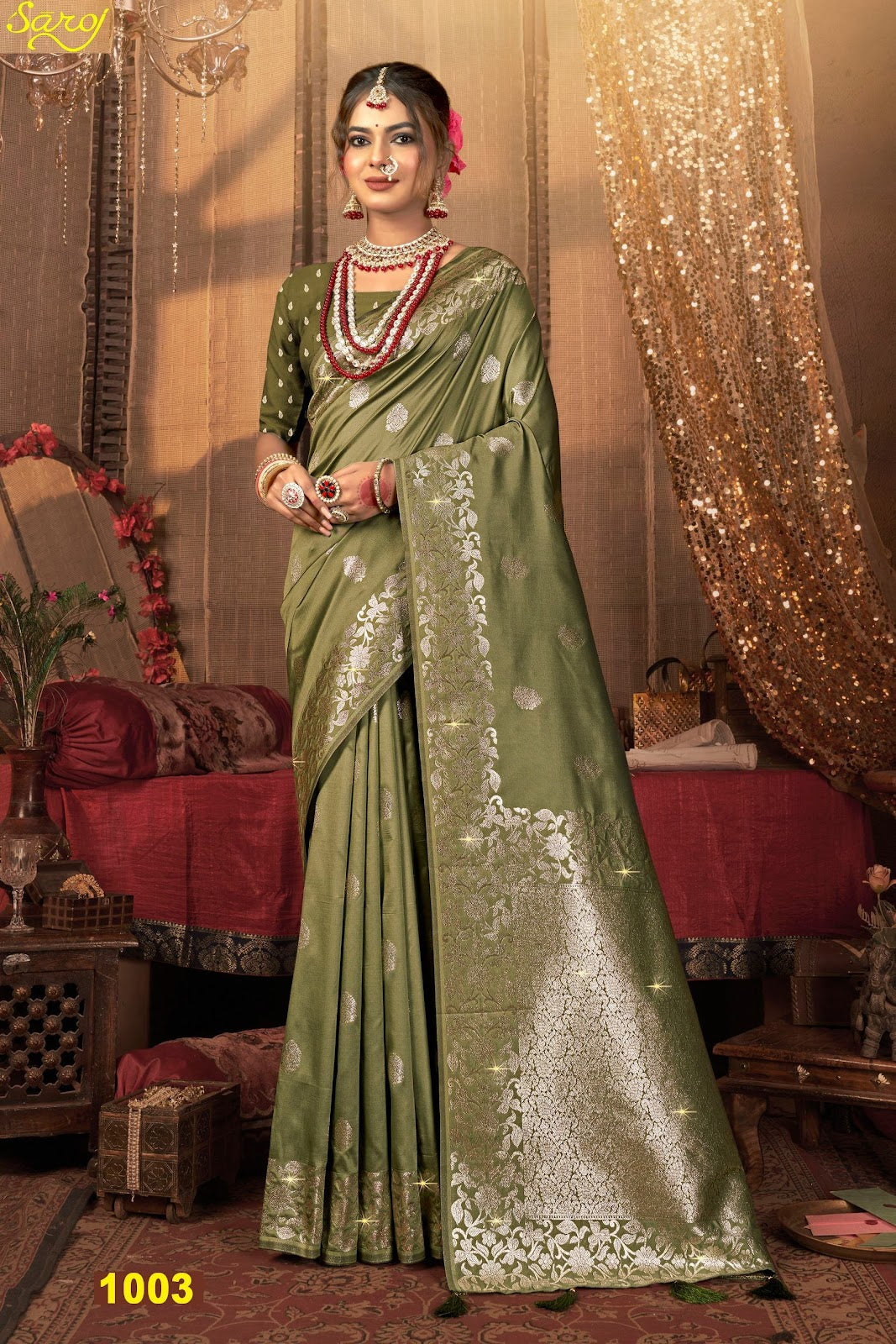 Swaraj Silk Vol 3 Saroj Pure Silk Sarees Wholesale Price