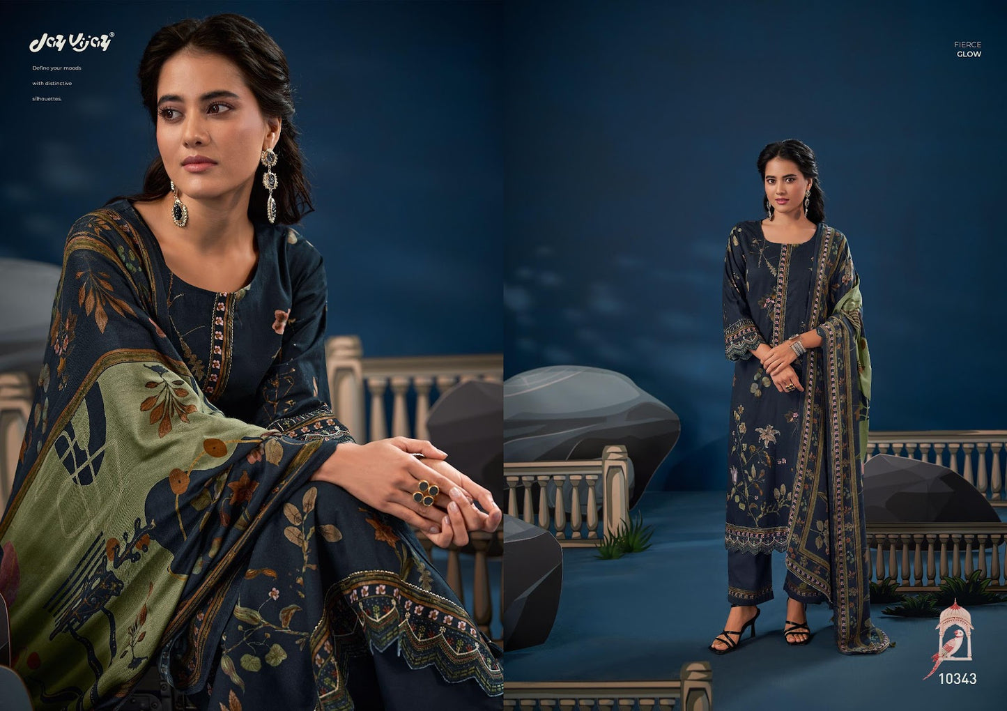 Swarang Jay Vijay Pant Style Suits Wholesale Price