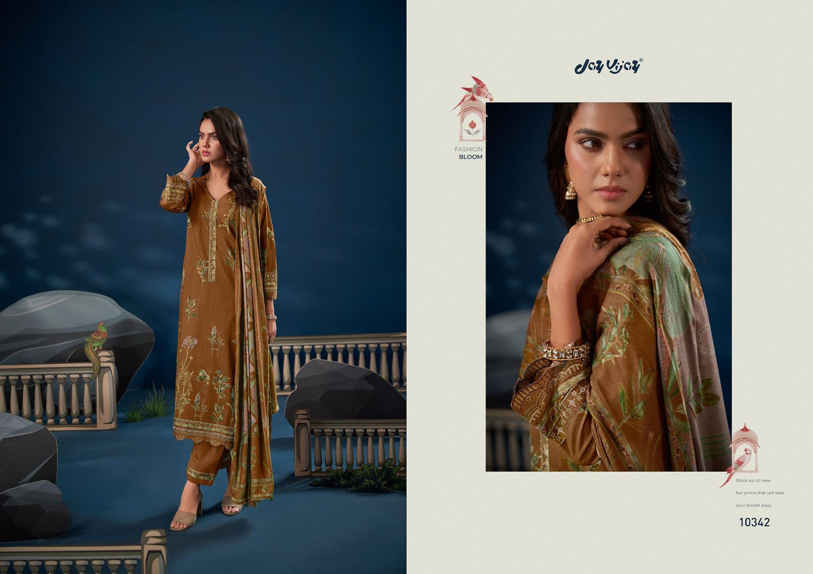 Swarang Jay Vijay Pant Style Suits Wholesale Price