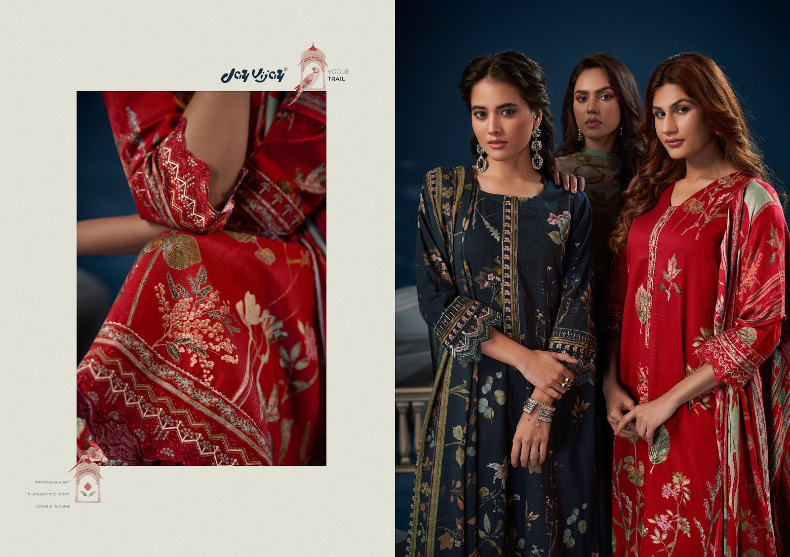 Swarang Jay Vijay Pant Style Suits Wholesale Price