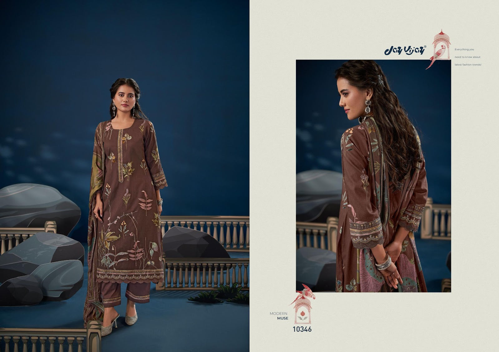 Swarang Jay Vijay Pant Style Suits Wholesale Price