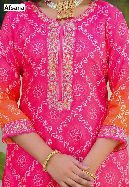 Swarna Afsana Viscose Muslin Readymade Pant Style Suits Wholesale Rate