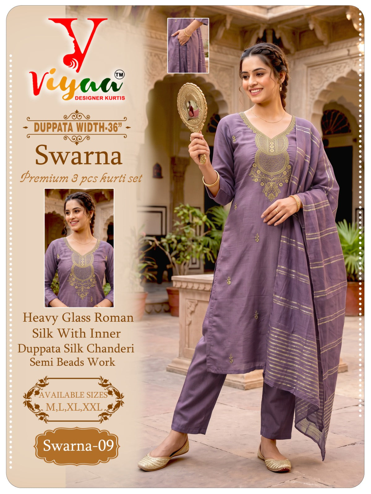Swarna Viyaa Roman Readymade Pant Style Suits Manufacturer India