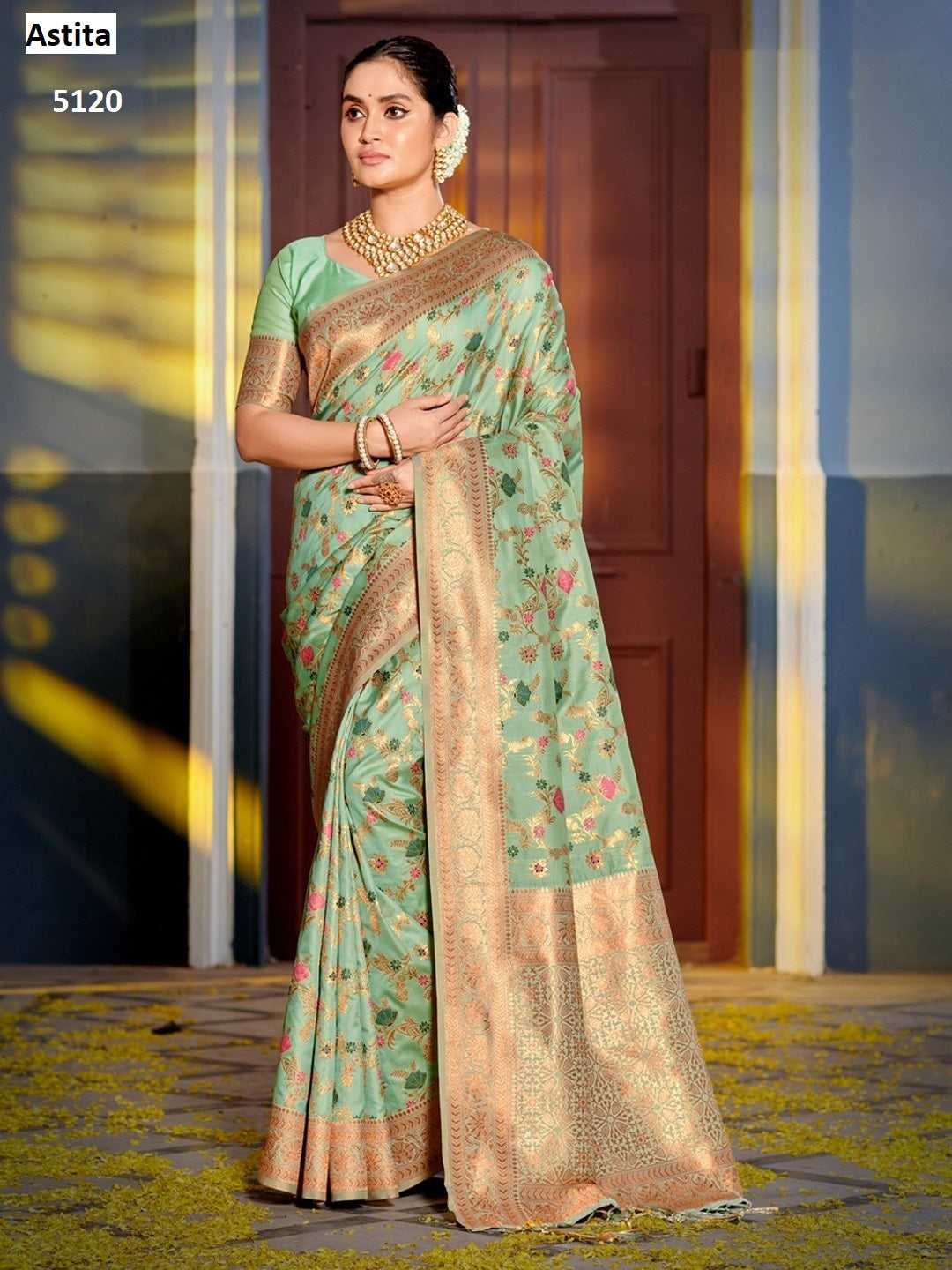 Swarnika Astita Banarasi Silk Sarees Exporter