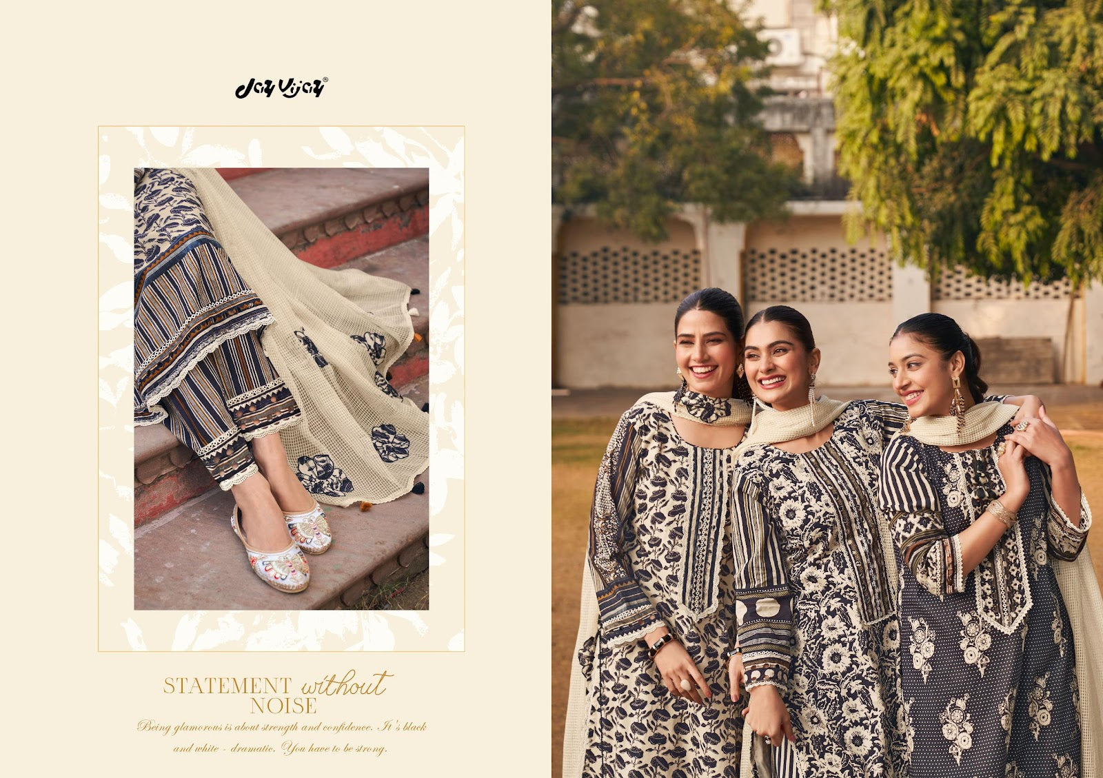 Swarnika Jay Vijay Cotton Pant Style Suits Exporter Gujarat