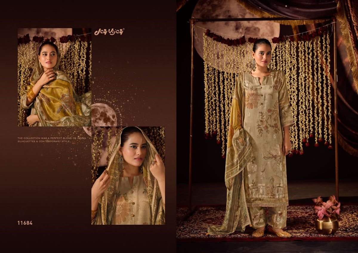 Swarnim Jay Vijay Tissue Pant Style Suits Manufacturer Gujarat
