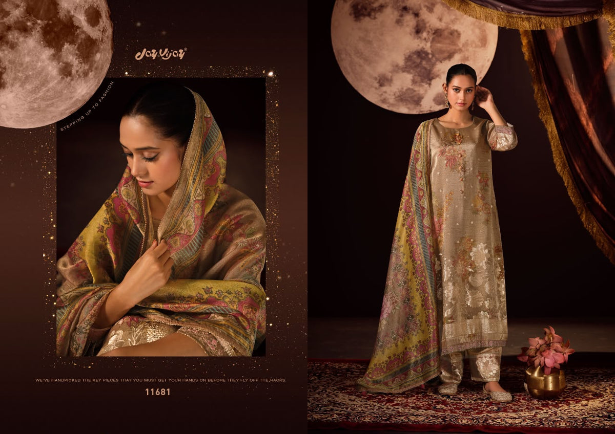 Swarnim Jay Vijay Tissue Pant Style Suits Manufacturer Gujarat