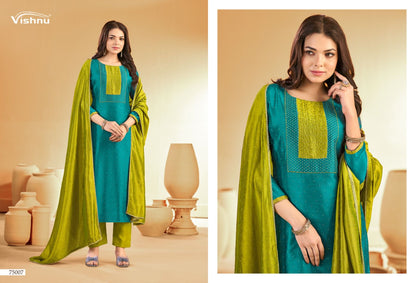 Swarnpankh Vishnu Impex Vichitra Pant Style Suits Wholesale Price
