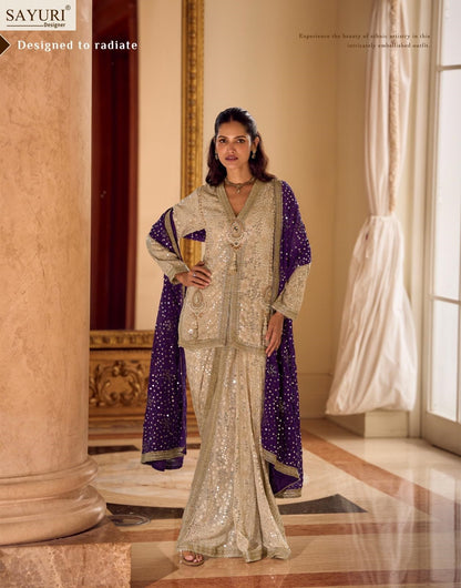 Swaroski Sayuri Georgette Readymade Suits Wholesale Rate