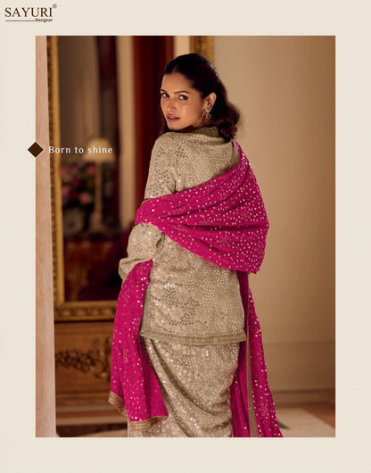 Swaroski Sayuri Georgette Readymade Suits Wholesale Rate