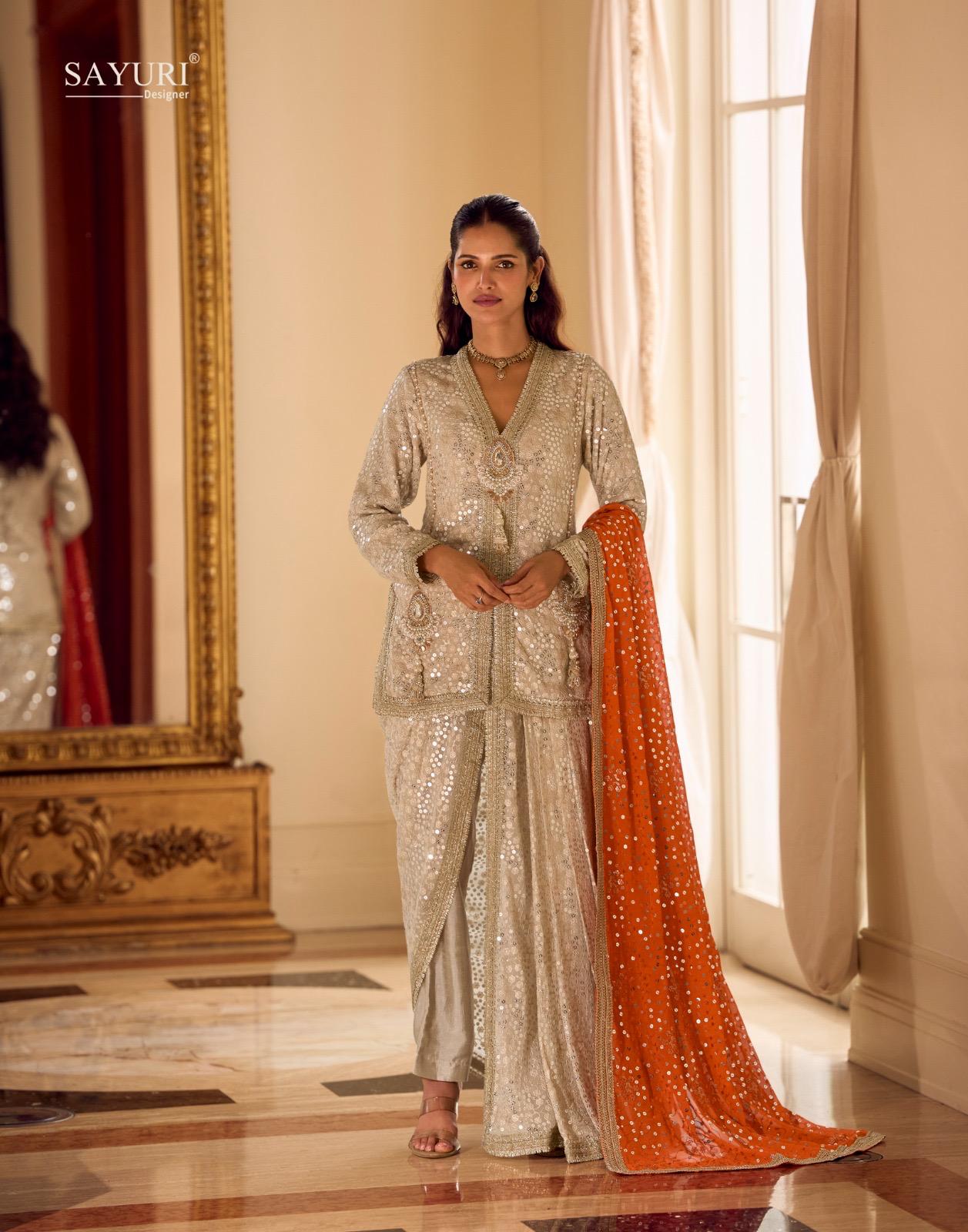 Swaroski Sayuri Georgette Readymade Suits Wholesale Rate