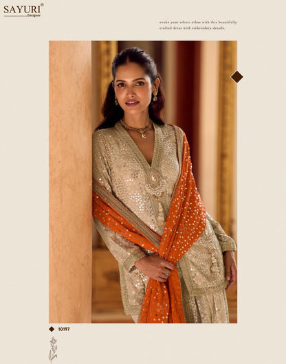 Swaroski Sayuri Georgette Readymade Suits Wholesale Rate