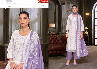 Swarovski Salvi Fashion Lawn Pant Style Suits Wholesaler India