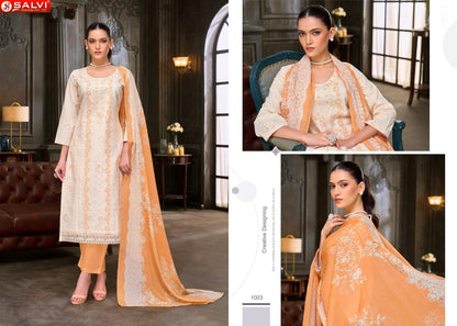 Swarovski Salvi Fashion Lawn Pant Style Suits Wholesaler India