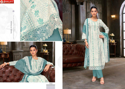 Swarovski Salvi Fashion Lawn Pant Style Suits Wholesaler India