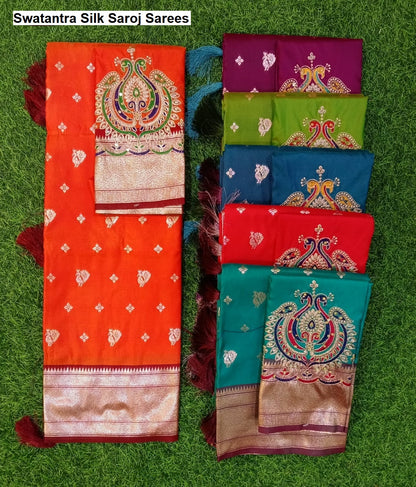 Swatantra Silk Saroj Sarees Wholesale Rate
