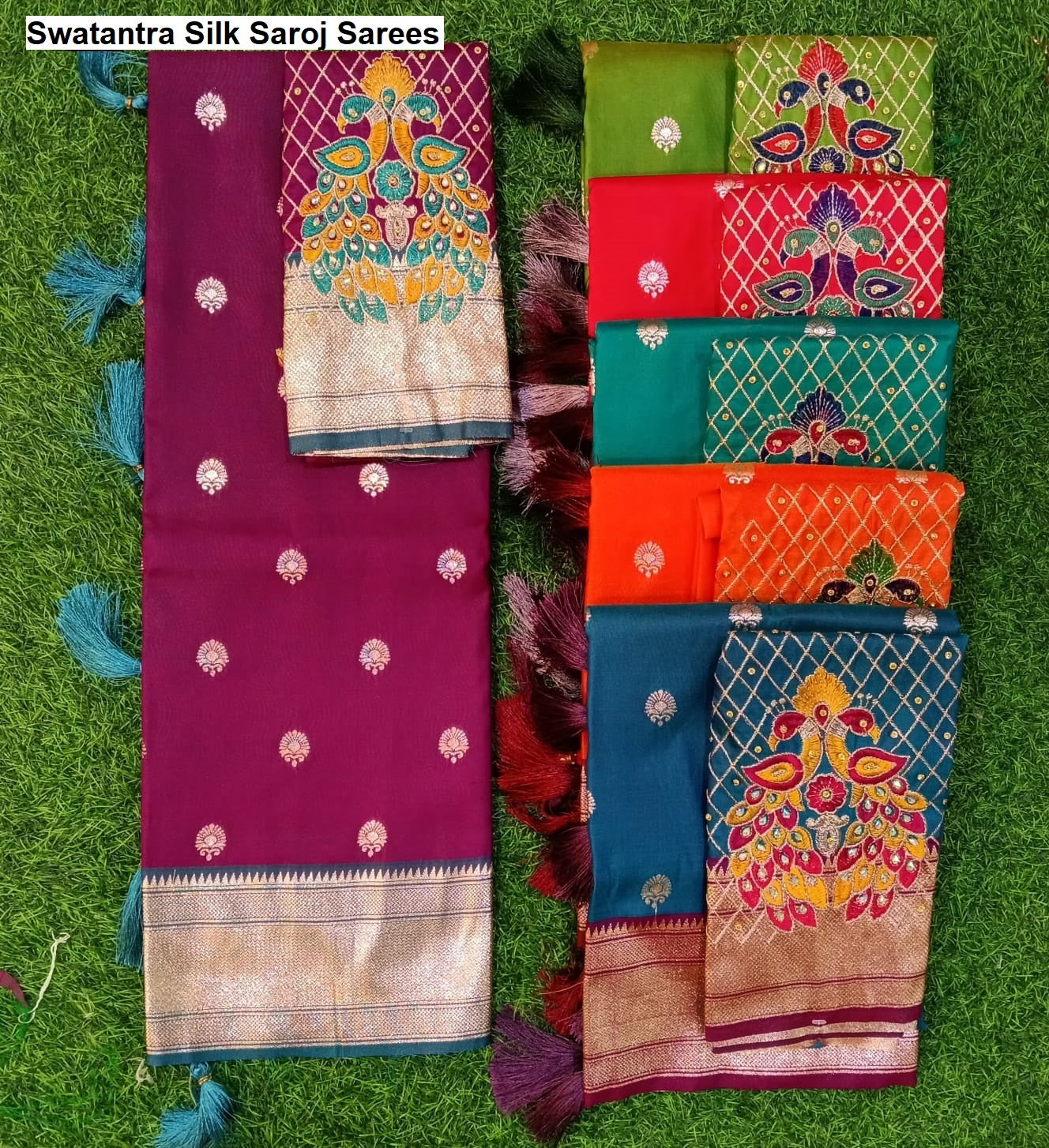 Swatantra Silk Saroj Sarees Wholesale Rate