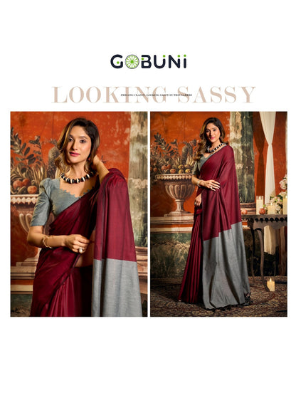 Swati Gobuni Cotton Sarees Supplier Ahmedabad
