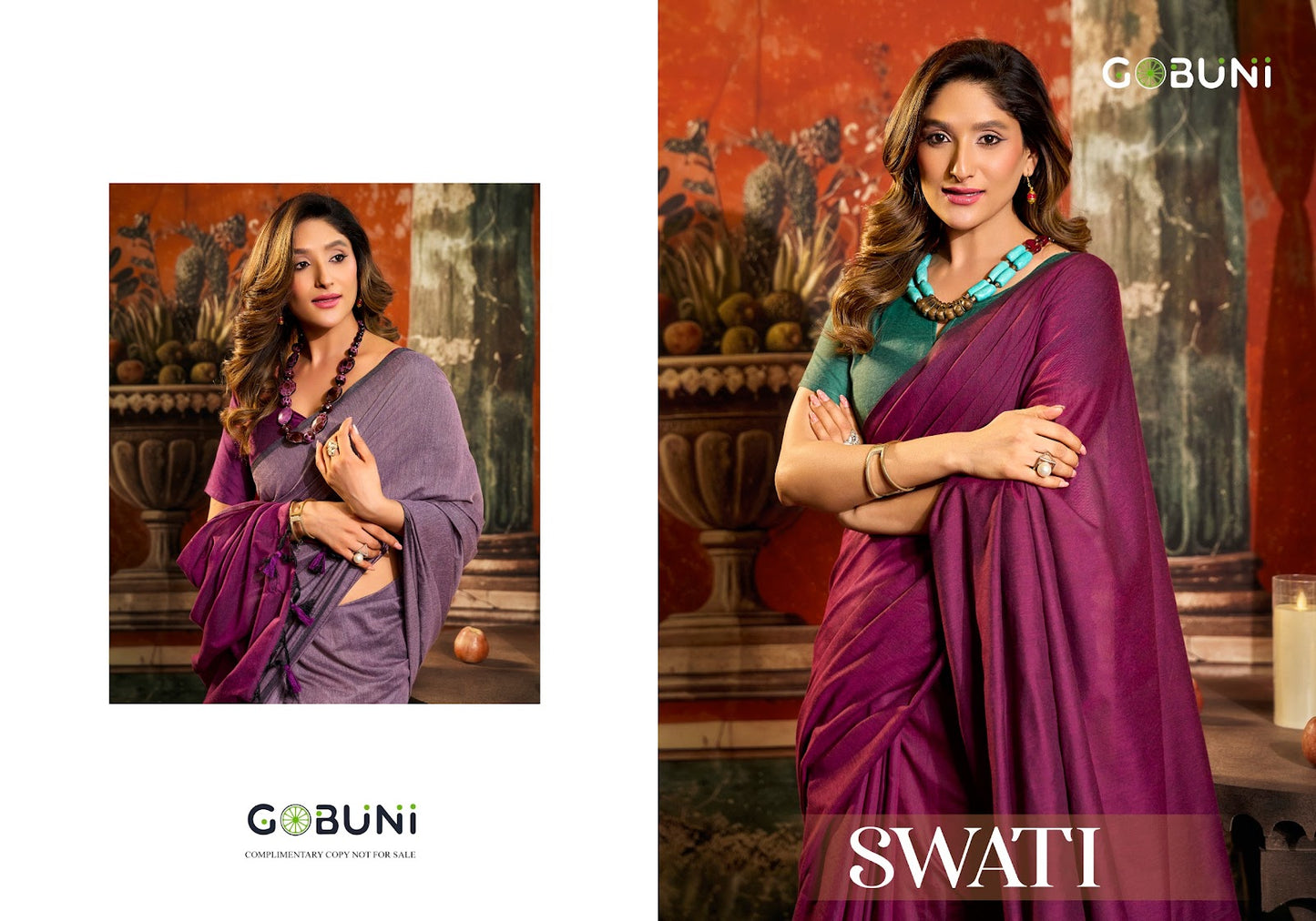 Swati Gobuni Cotton Sarees Supplier Ahmedabad