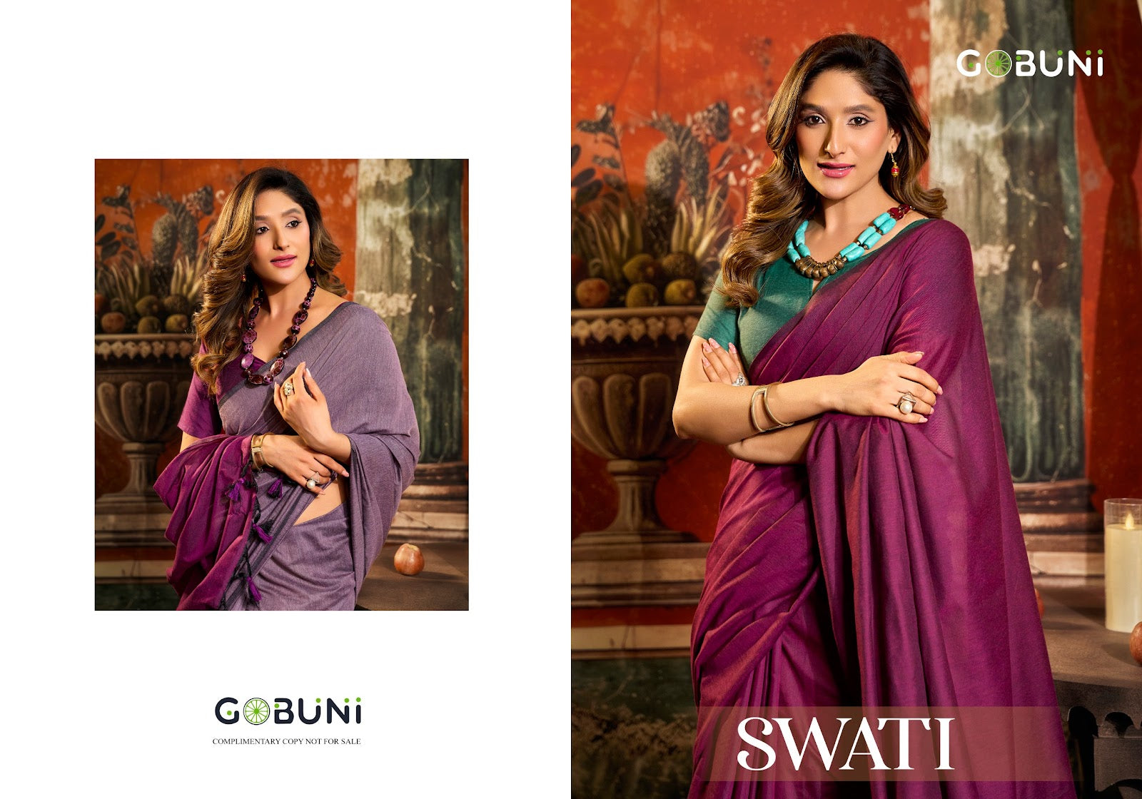 Swati Gobuni Cotton Sarees Supplier Ahmedabad