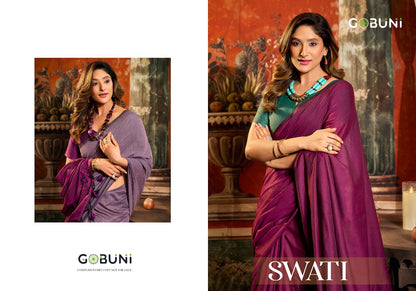 Swati Gobuni Cotton Sarees Supplier Ahmedabad