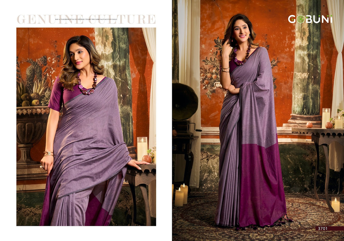 Swati Gobuni Cotton Sarees Supplier Ahmedabad