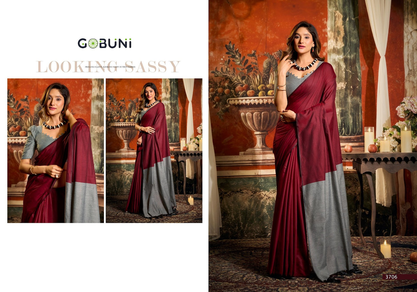 Swati Gobuni Cotton Sarees Supplier Ahmedabad