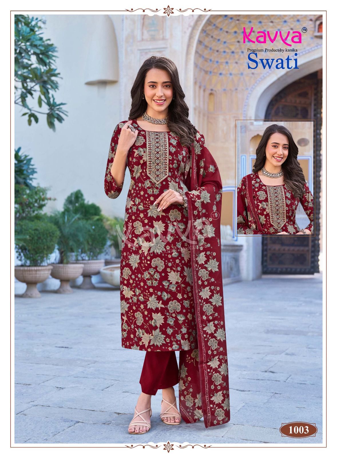 Swati Vol 1 Kavya Chanderi Modal Readymade Pant Style Suits Manufacturer Ahmedabad