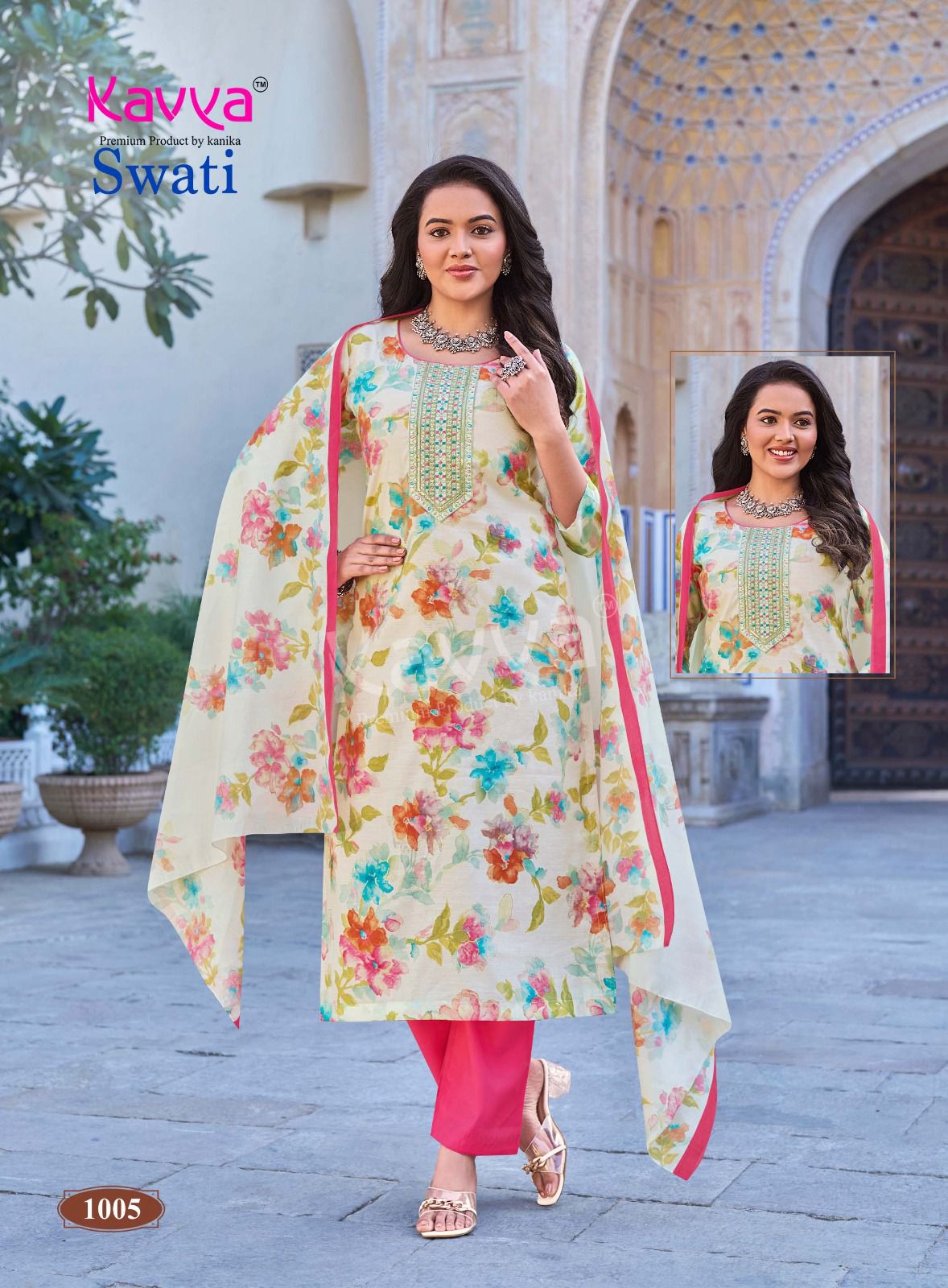 Swati Vol 1 Kavya Chanderi Modal Readymade Pant Style Suits Manufacturer Ahmedabad