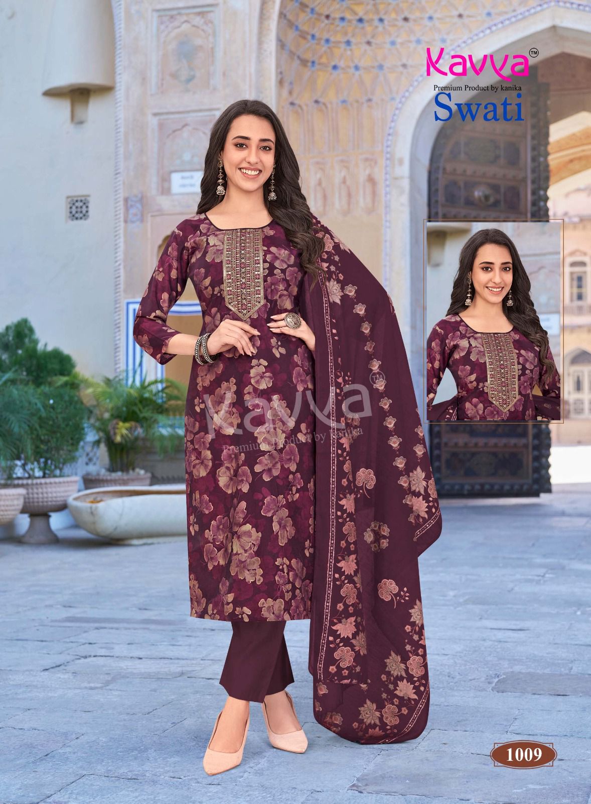Swati Vol 1 Kavya Chanderi Modal Readymade Pant Style Suits Manufacturer Ahmedabad