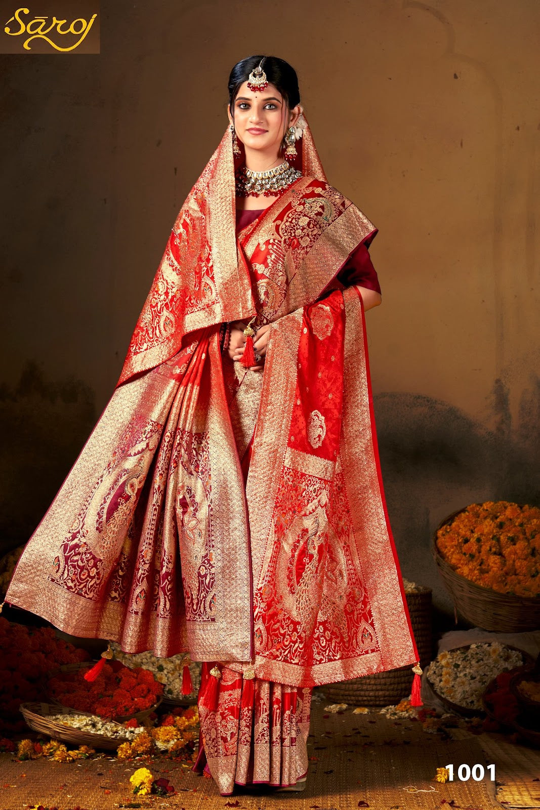 Swayamvar Satin Saroski Vol 3 Saroj Sarees Exporter Gujarat