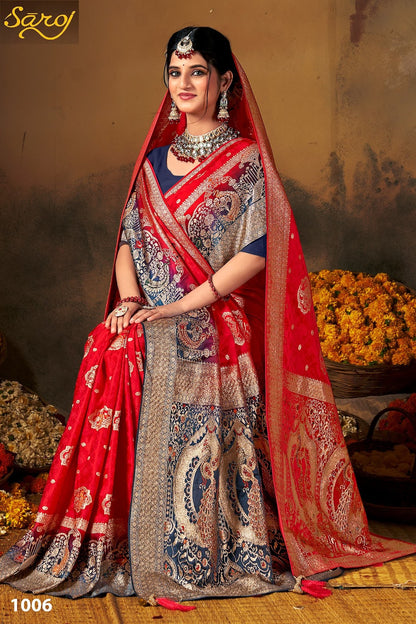 Swayamvar Satin Saroski Vol 3 Saroj Sarees Exporter Gujarat
