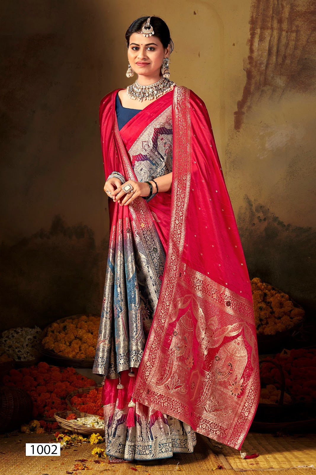 Swayamvar Satin Saroski Vol 5 Saroj Sarees Wholesale