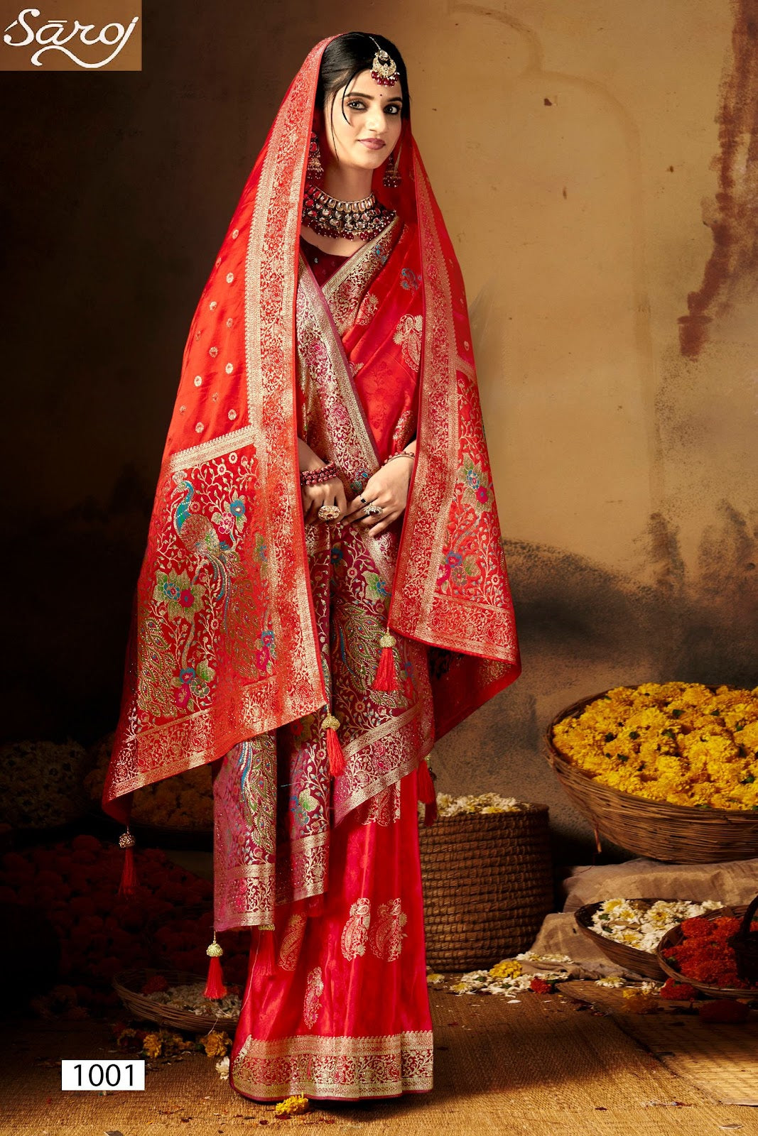 Swayamvar Satin Saroski Vol 6 Saroj Sarees Manufacturer