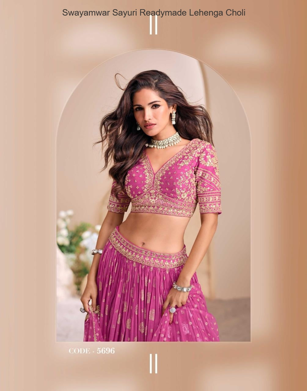 Swayamwar Sayuri Jacquard Silk Readymade Lehenga Choli Wholesale Price