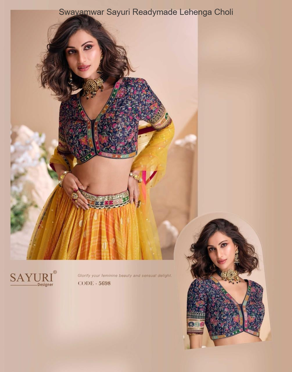 Swayamwar Sayuri Jacquard Silk Readymade Lehenga Choli Wholesale Price