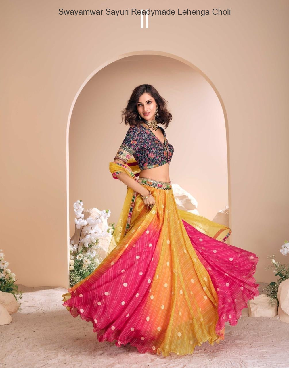 Swayamwar Sayuri Jacquard Silk Readymade Lehenga Choli Wholesale Price