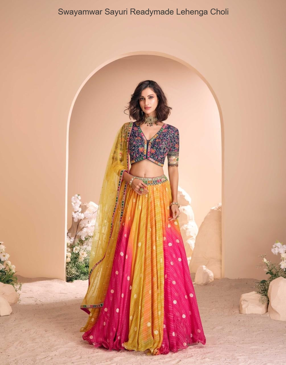 Swayamwar Sayuri Jacquard Silk Readymade Lehenga Choli Wholesale Price