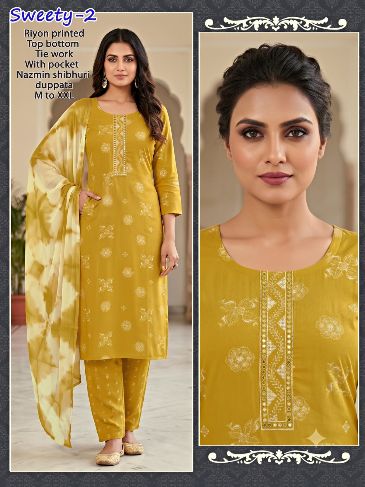 Sweety Infinity Rayon Readymade Pant Style Suits Supplier India