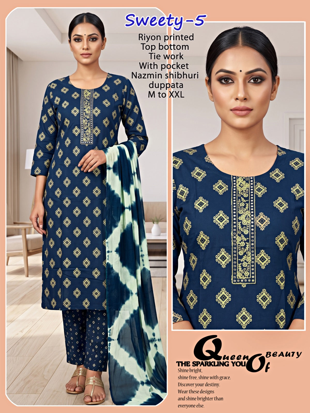 Sweety Infinity Rayon Readymade Pant Style Suits Supplier India