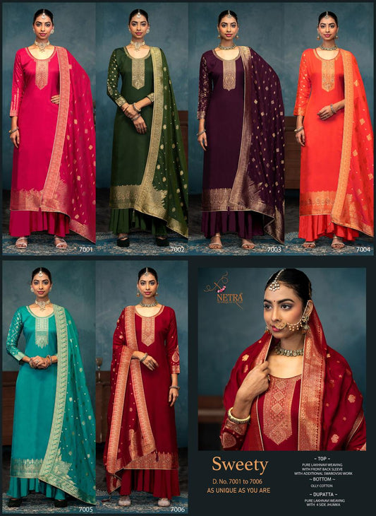 Sweety Netra Plazzo Style Suits Manufacturer Ahmedabad