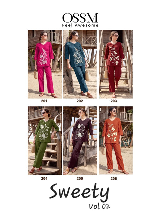 Sweety Vol 2 Ossm Cotton Co Ord Set Exporter Gujarat
