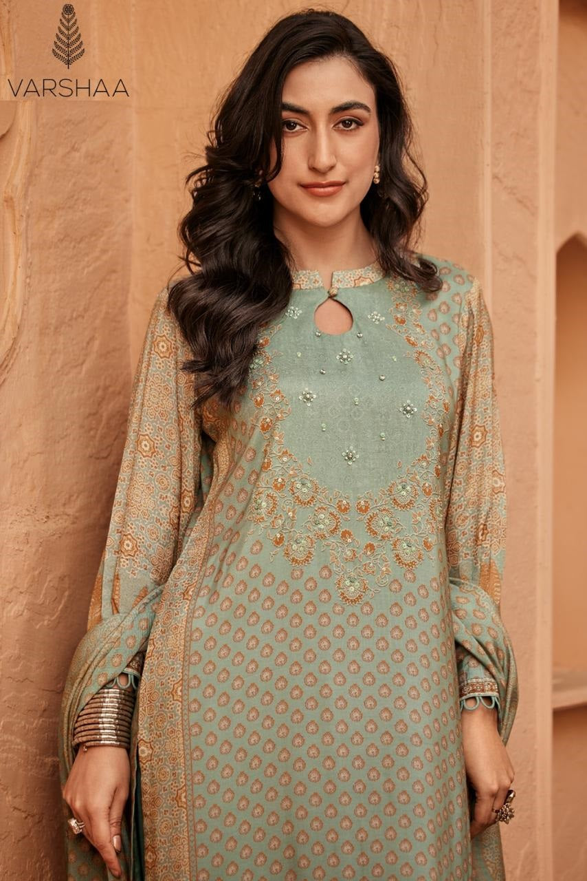 Syahi Varshaa Viscose Muslin Pant Style Suits Supplier Gujarat