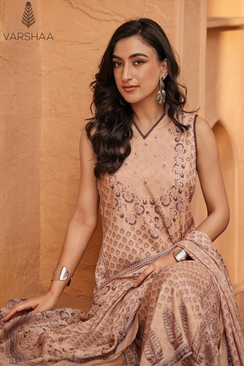 Syahi Varshaa Viscose Muslin Pant Style Suits Supplier Gujarat