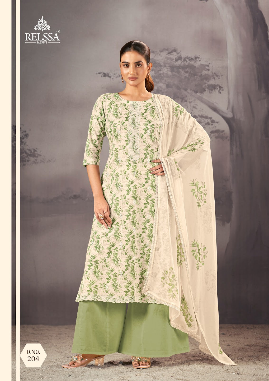 Syahi Vol 2 Relssa Fabrics Cotton Lawn Plazzo Style Suits Exporter Ahmedabad